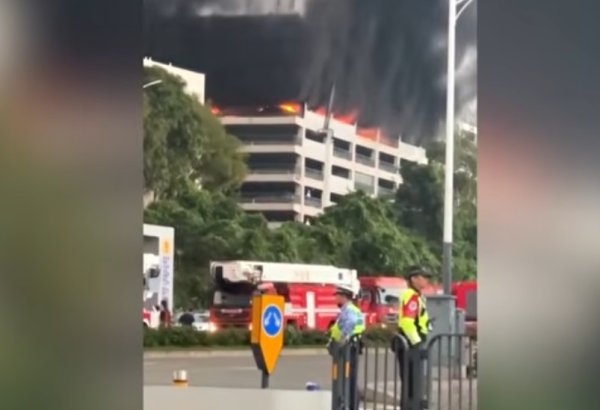 Çində "BYD" elektromobil şirkətinin qarajında güclü yanğın olub