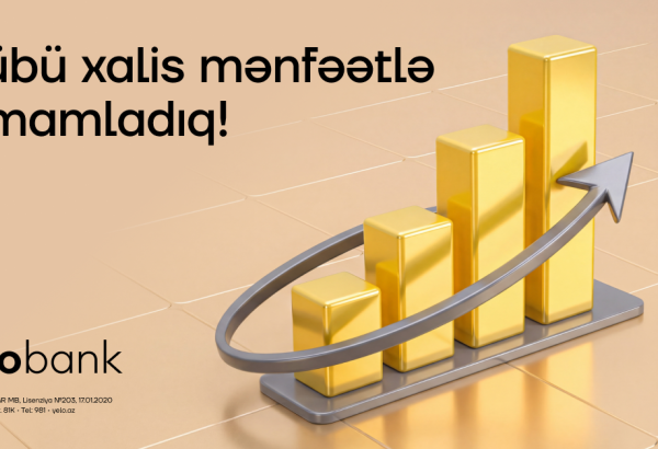 Yelo Bank ilk rübdə faiz gəlirlərini 25% artırıb