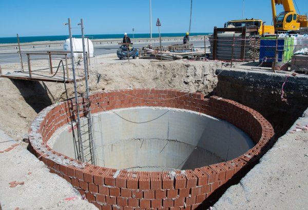 Bakı və Abşeronda subasma riskini azaltmaq üçün kollektorlar tikilir (FOTO)