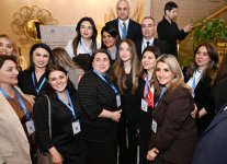 Heydər Əliyev Fondunun vitse-prezidenti Leyla Əliyeva AQEM çərçivəsində keçirilən beynəlxalq konfransın açılış mərasimində çıxış edib (FOTO)