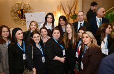 Heydər Əliyev Fondunun vitse-prezidenti Leyla Əliyeva AQEM çərçivəsində keçirilən beynəlxalq konfransın açılış mərasimində çıxış edib (FOTO)