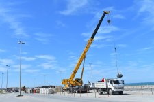 Bakı və Abşeronda subasma riskini azaltmaq üçün kollektorlar tikilir (FOTO)