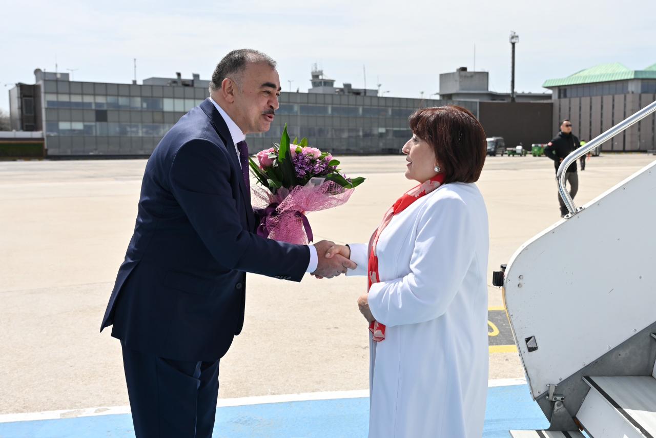 Sahibə Qafarova Türkiyəyə gedib (FOTO)