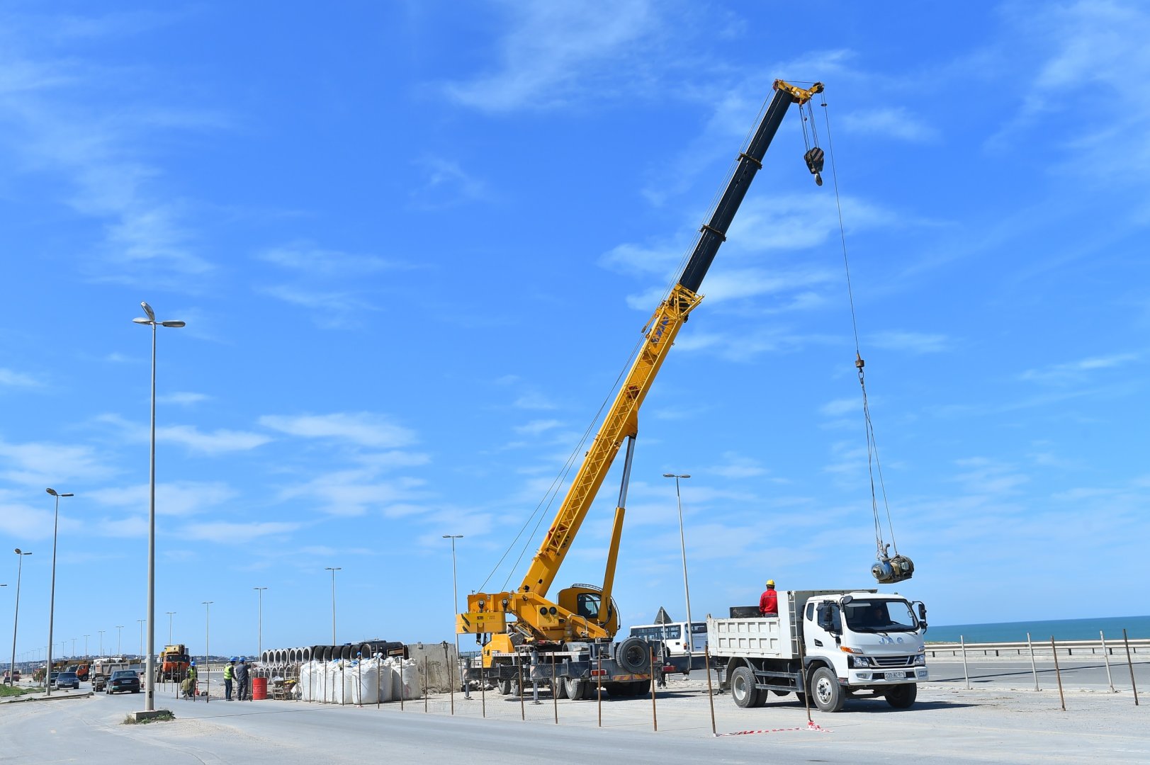 Bakı və Abşeronda subasma riskini azaltmaq üçün kollektorlar tikilir (FOTO)