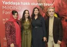 Leyla Əliyeva və Alena Əliyeva Milli Xalça Muzeyində “Yaddaşa həkk olunan təsvir” adlı fərdi sərginin açılışında iştirak ediblər (FOTO)