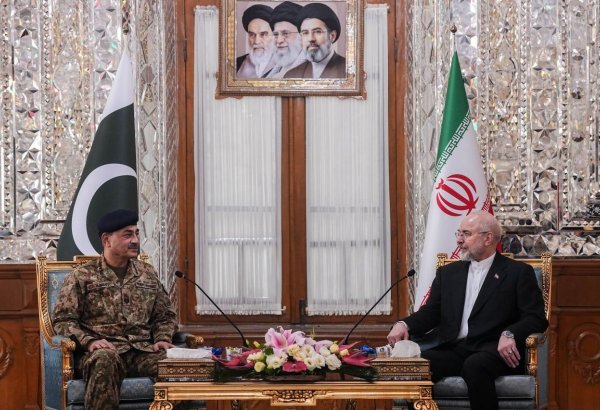 İran parlamentinin sədri Pakistan ordusunun komandanı ilə görüşüb