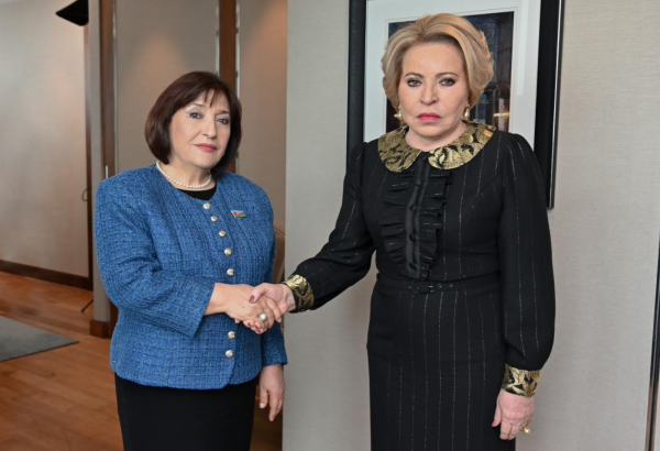 Sahibə Qafarova Valentina Matviyenko ilə görüşdü (FOTO)