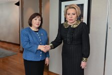Sahibə Qafarova Valentina Matviyenko ilə görüşdü (FOTO)