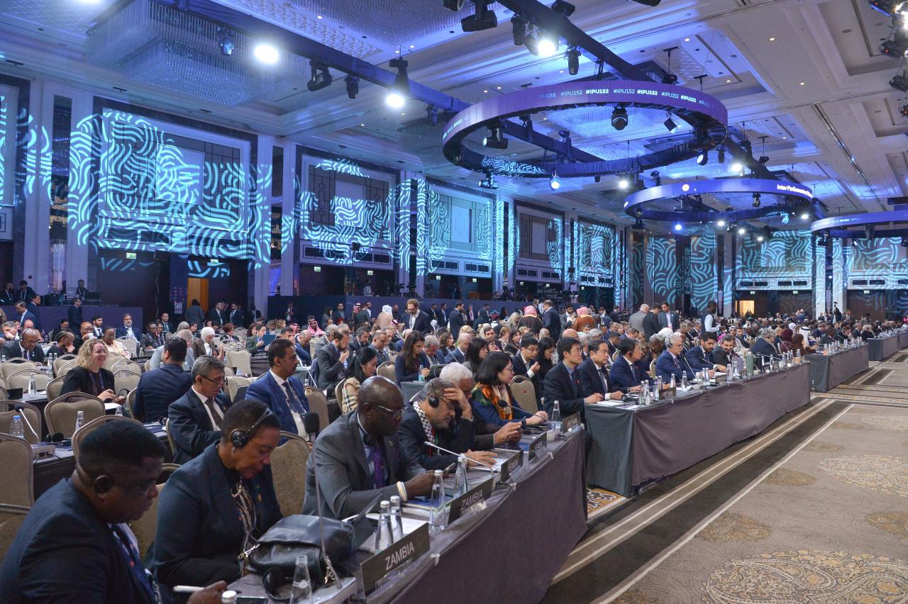 Sahibə Qafarova Parlamentlərarası İttifaqın 152-ci Assambleyasının iclasında çıxış edib (FOTO)