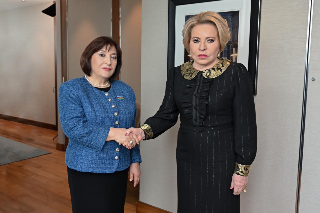 Sahibə Qafarova Valentina Matviyenko ilə görüşdü (FOTO)