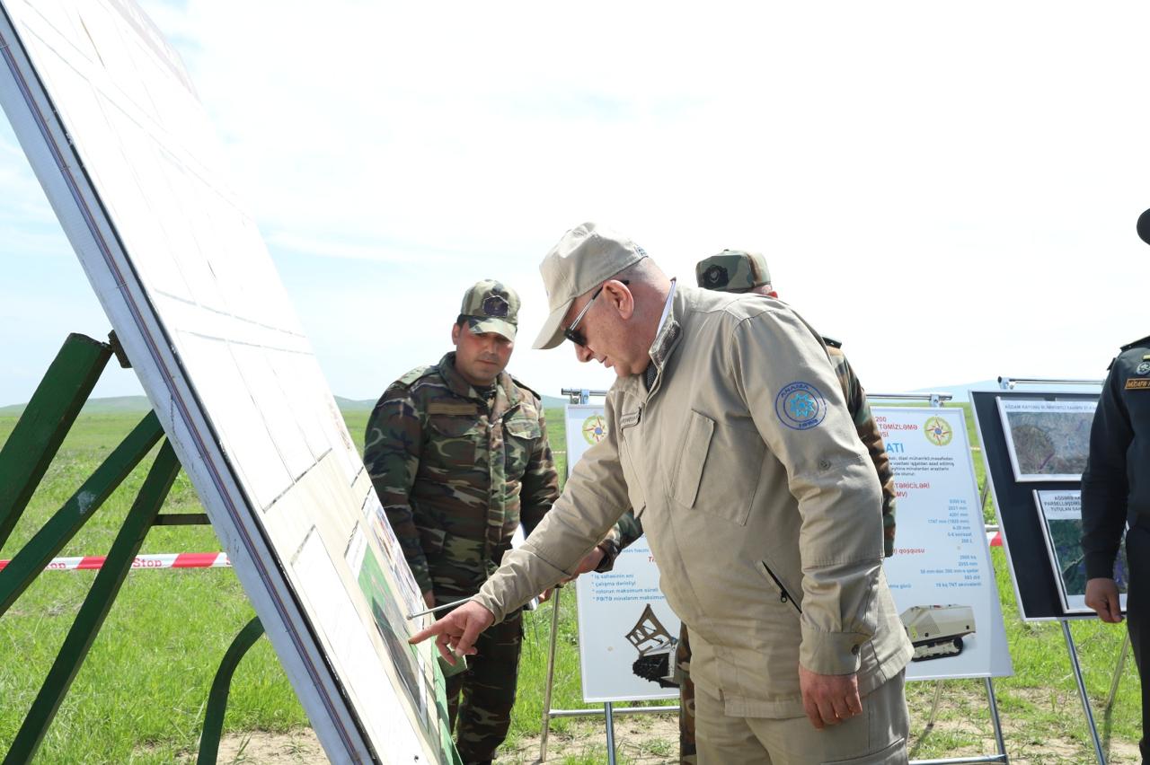 Ağdamda Minalardan və partlamamış hərbi sursatlardan təmizləmə üzrə İşçi qrupun iclası keçirilib (FOTO)