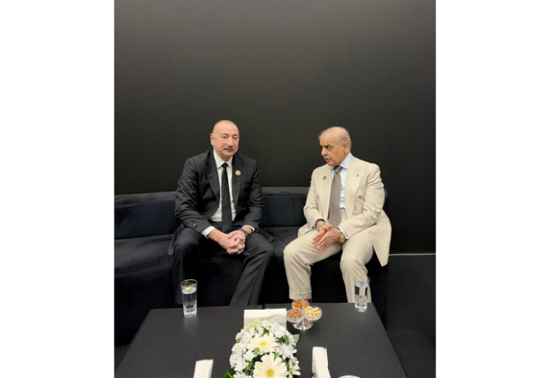 Prezident İlham Əliyev Antalya Diplomatiya Forumu çərçivəsində Pakistanın Baş naziri ilə görüşüb (FOTO)