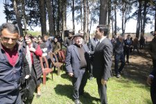 Xaçmaz rayonunda növbəti səyyar qəbul Dədəli kəndində keçirilib (FOTO)