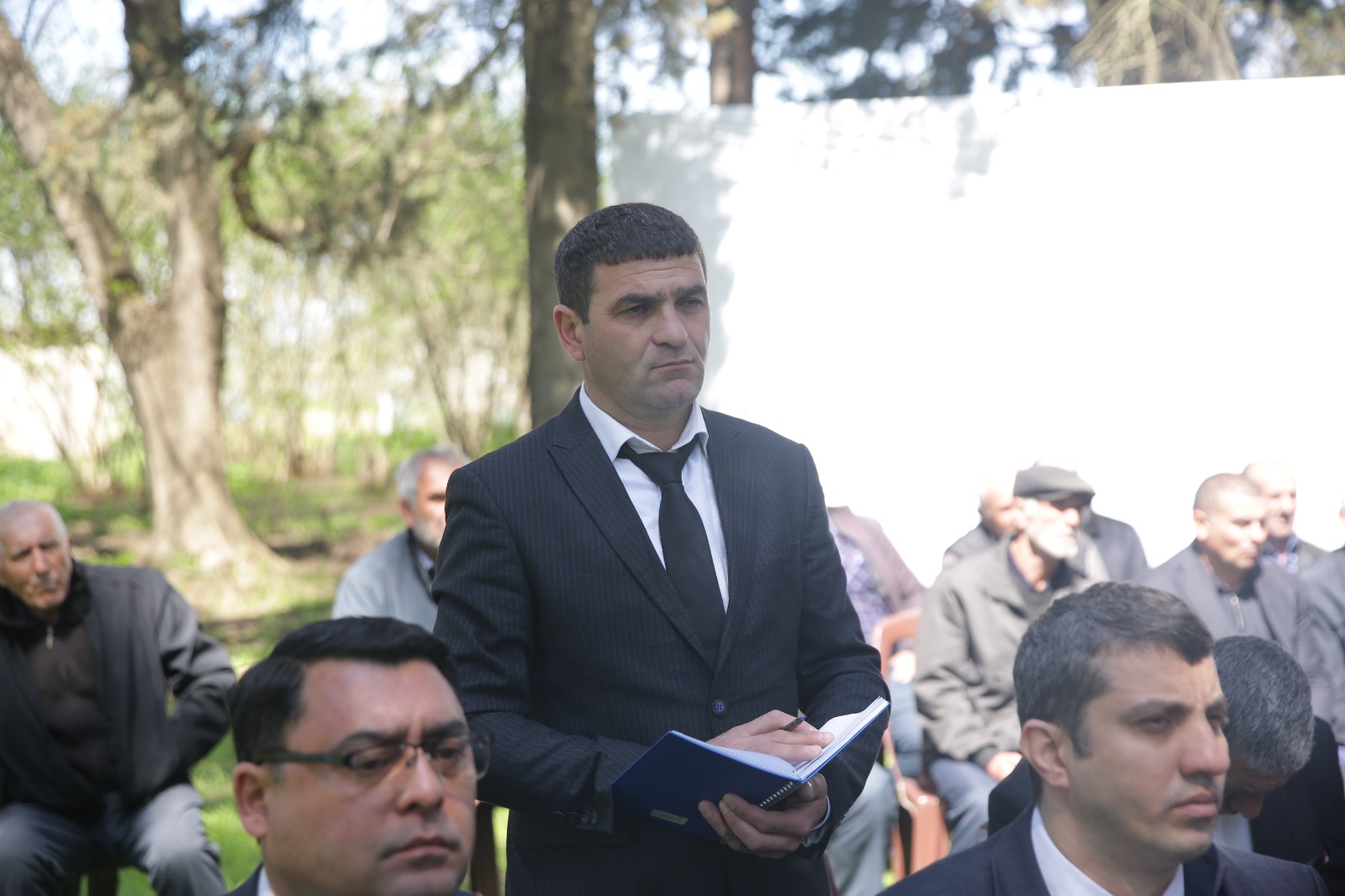 Xaçmaz rayonunda növbəti səyyar qəbul Dədəli kəndində keçirilib (FOTO)