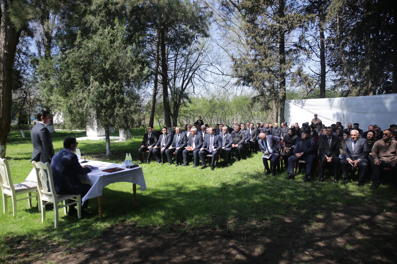 Xaçmaz rayonunda növbəti səyyar qəbul Dədəli kəndində keçirilib (FOTO)