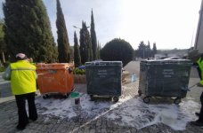 Bu gün paytaxtda 556 küçə yuyulub (FOTO)