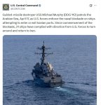 ABŞ ordusu 21 gəmini saxlayaraq İrana geri göndərib (FOTO)