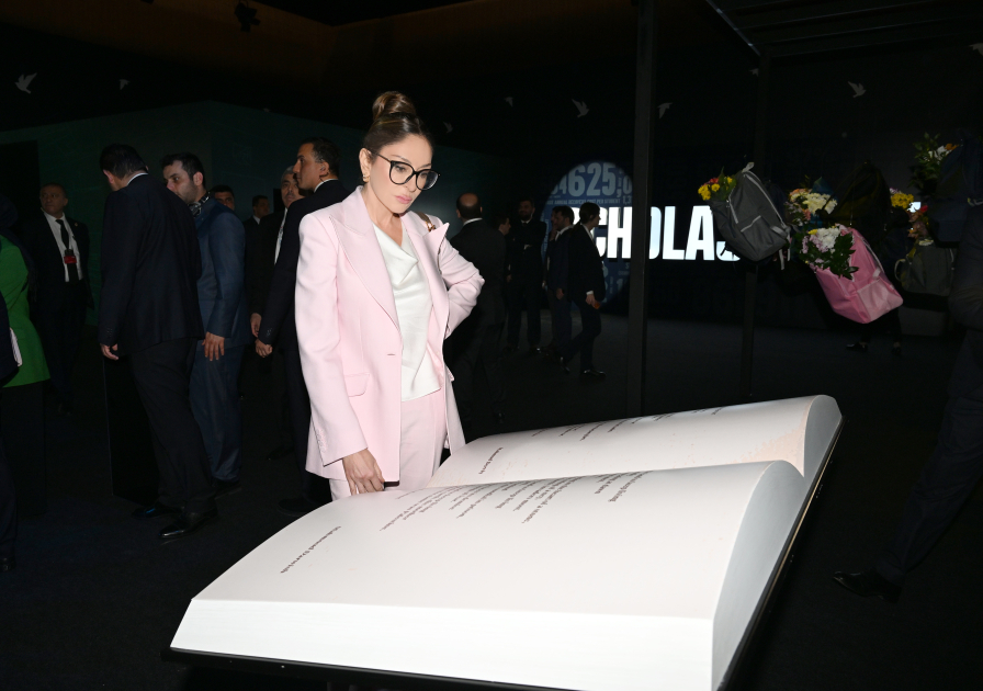 Birinci xanım Mehriban Əliyeva Antalyada “Fələstində sülh naminə birləşərək: Təhsil sisteminin məhv edilməsi ilə mübarizə və gələcəyin qorunması” adlı paneldə iştirak edib (FOTO)