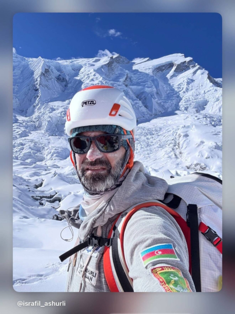 Azərbaycanlı alpinist 9-cu yüksək zirvəni fəth edib (FOTO)