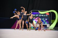 Bədii gimnastika üzrə keçirilən Dünya kubokuna yekun vuruldu (FOTO)