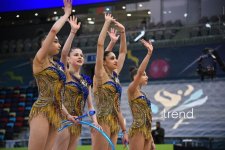 Bədii gimnastika üzrə keçirilən Dünya kubokuna yekun vuruldu (FOTO)