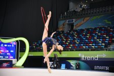 Bədii gimnastika üzrə keçirilən Dünya kubokuna yekun vuruldu (FOTO)