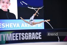 Bədii gimnastika üzrə keçirilən Dünya kubokuna yekun vuruldu (FOTO)