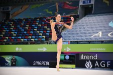Bədii gimnastika üzrə keçirilən Dünya kubokuna yekun vuruldu (FOTO)