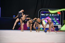 Bədii gimnastika üzrə keçirilən Dünya kubokuna yekun vuruldu (FOTO)