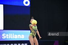 Bədii gimnastika üzrə keçirilən Dünya kubokuna yekun vuruldu (FOTO)