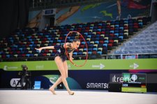 Bədii gimnastika üzrə keçirilən Dünya kubokuna yekun vuruldu (FOTO)