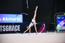 Bədii gimnastika üzrə keçirilən Dünya kubokuna yekun vuruldu (FOTO)