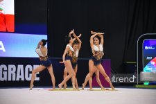 Bədii gimnastika üzrə keçirilən Dünya kubokuna yekun vuruldu (FOTO)