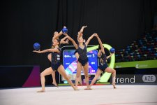 Bədii gimnastika üzrə keçirilən Dünya kubokuna yekun vuruldu (FOTO)