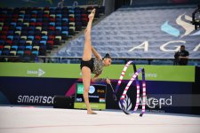 Bədii gimnastika üzrə Dünya kubokunun ikinci günü başa çatıb (FOTO)
