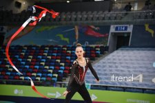 Bədii gimnastika üzrə Dünya kubokunun ikinci günü başa çatıb (FOTO)