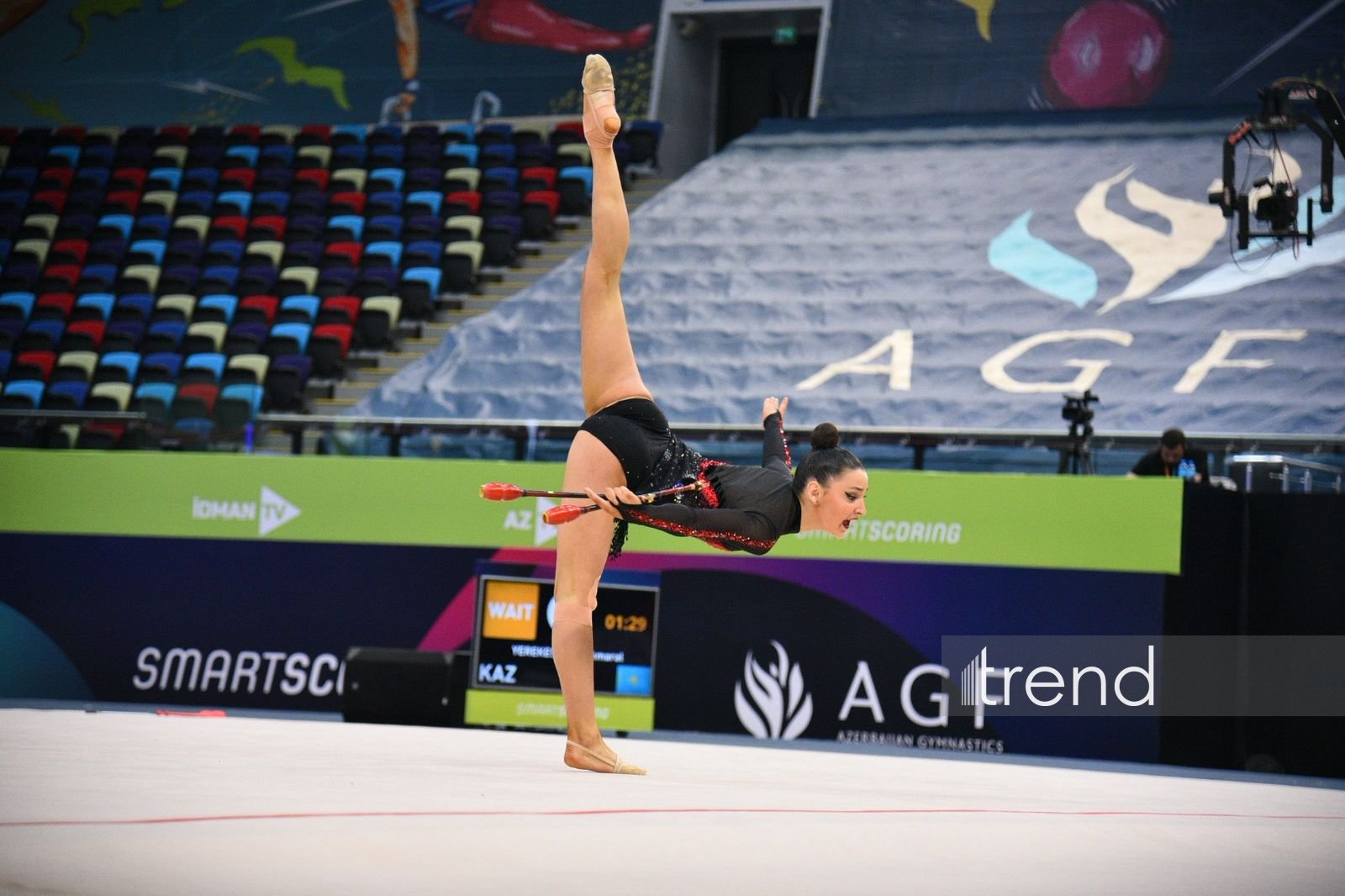 Bədii gimnastika üzrə Dünya kubokunun ikinci günü başa çatıb (FOTO)