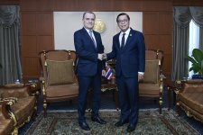 Ceyhun Bayramov tailandlı həmkarını Azərbaycanın sülh təşəbbüsləri barədə məlumatlandırıb (FOTO)