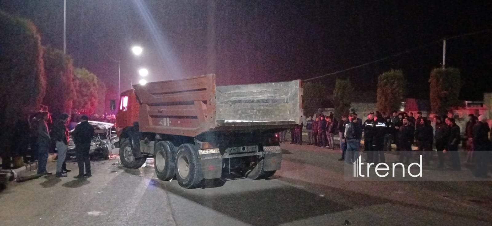 Ağcabədidə ağır yol qəzası: 1 nəfər ölüb, 2 nəfər yaralanıb (FOTO)