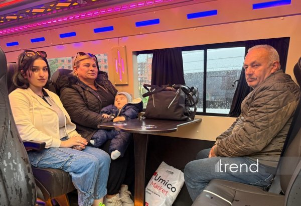 Növbəti köç karvanı Ağdam şəhərinə çatıb (FOTO) (YENİLƏNİB)