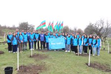 Gədəbəyin Şahdağ kəndində 6500-dən çox ağac əkilib (FOTO)