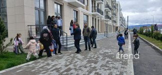 Ağdam şəhərində daha 92 ailəyə mənzillərinin açarları təqdim olunub (FOTO) (YENİLƏNİB)