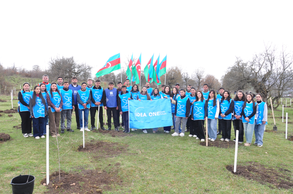 Gədəbəyin Şahdağ kəndində 6500-dən çox ağac əkilib (FOTO)
