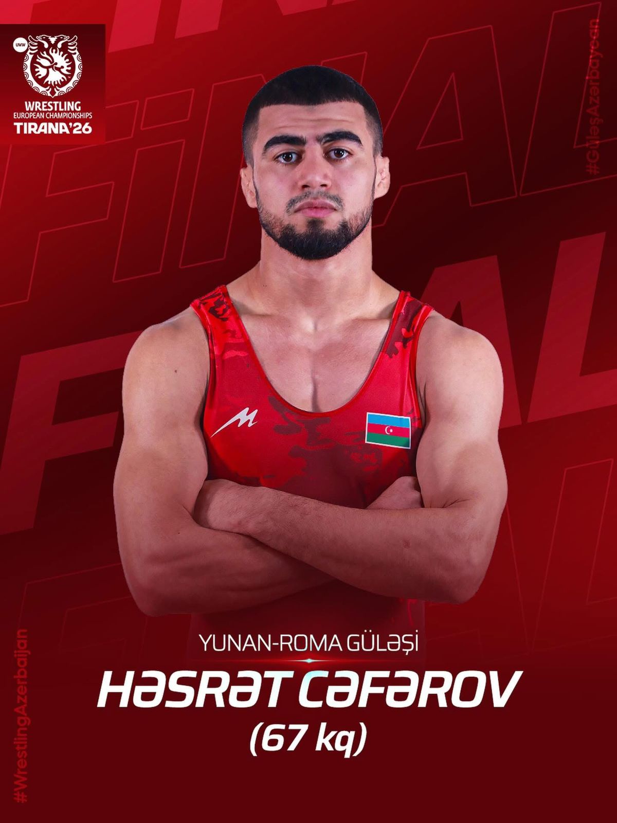 Azərbaycan güləşçiləri Avropa çempionatının finalına yüksəliblər (FOTO)