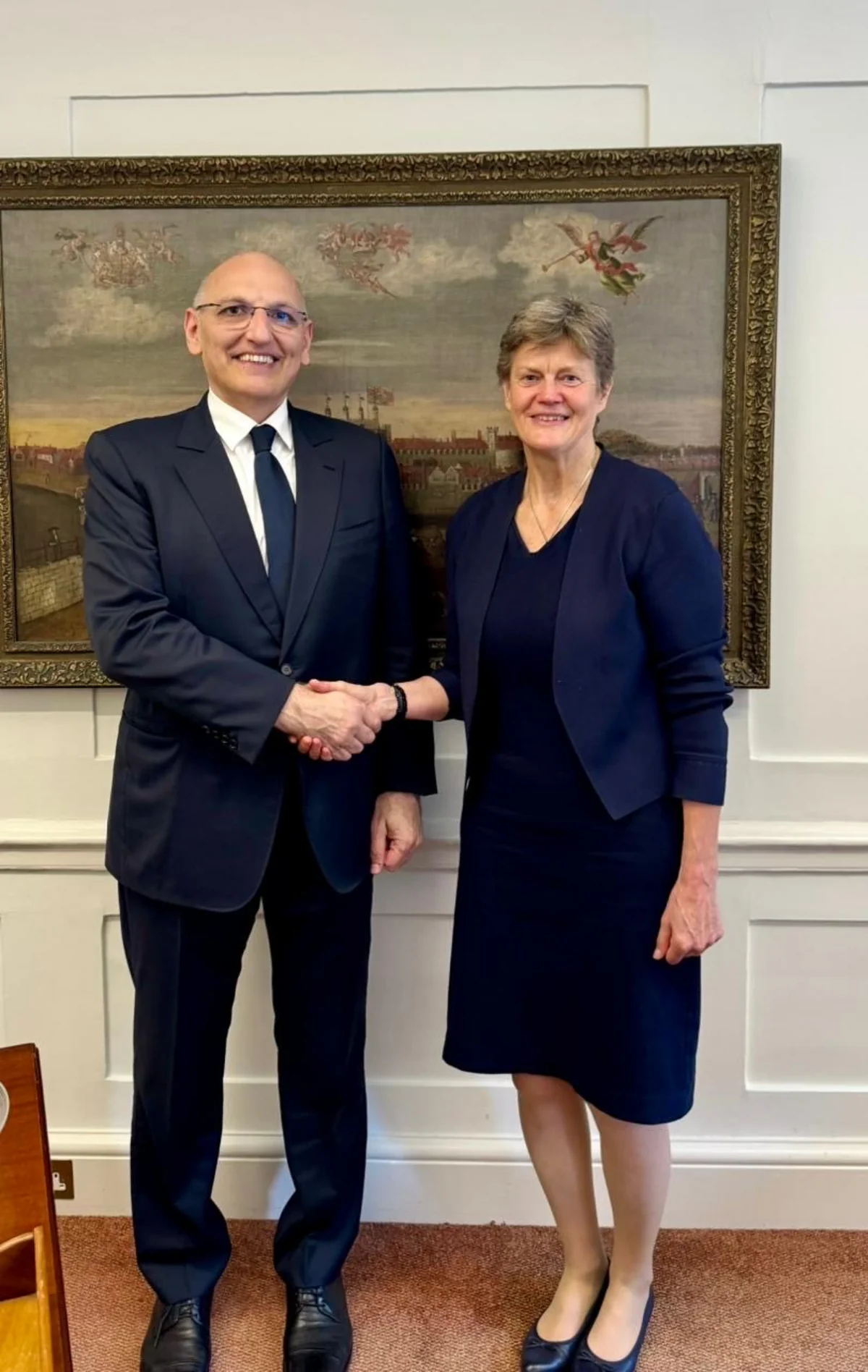 Elçin Əmirbəyov Böyük Britaniyada görüşlər keçirib (FOTO)