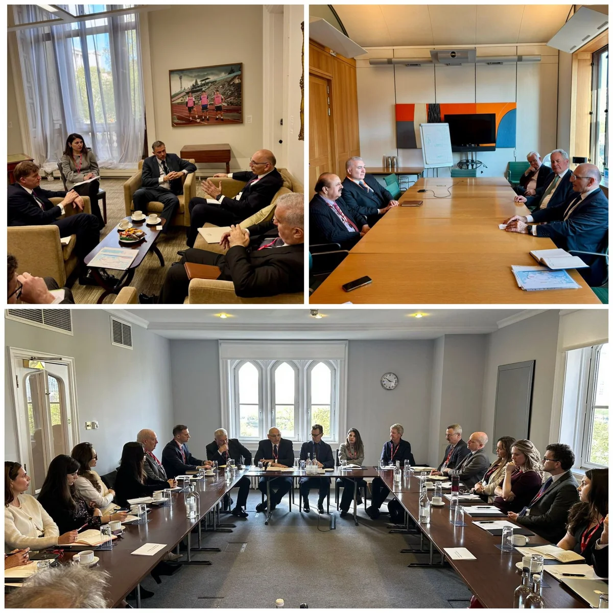 Elçin Əmirbəyov Böyük Britaniyada görüşlər keçirib (FOTO)