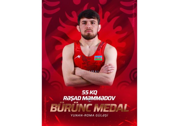 Yunan-Roma güləşçilərimiz Avropa çempionatının ilk gününü 2 medalla bitiriblər (FOTO)