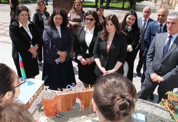 Xaçmazda “Heydər Əliyev və Müasir Memarlıq İrsi” adlı tədbir keçirilib (FOTO)