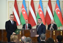 Azərbaycan-Latviya sənədləri mübadilə edilib (YENİLƏNİB) (FOTO)