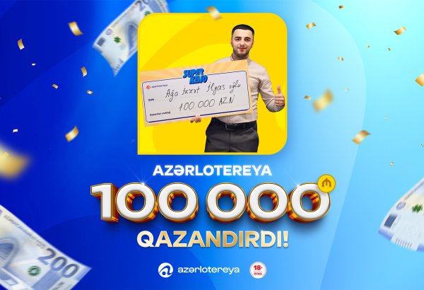 İsmayıllıda lotereyadan 100 000 manat uduldu (FOTO/VİDEO)